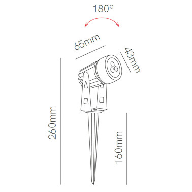 BENEITO FAURE ZAS Round Estaca Negro 2200K