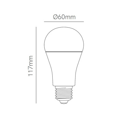 BENEITO FAURE Bombilla Estándar 17W Dimmable