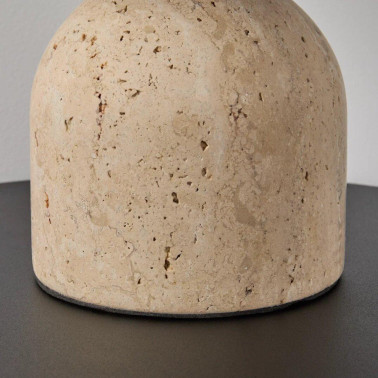 MAYTONI TAVO Sobremesa de Piedra con Pantalla