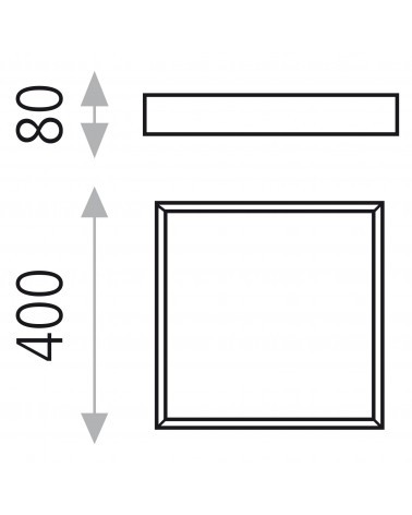 ACB MUNICH 400 Plafón Blanco CCT