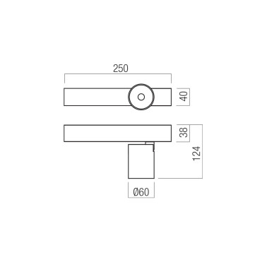 REDO TAKTO LED 350 Aplique Varios Acabados