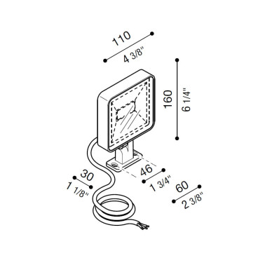 LOMBARDO TAG 110 Proyector Blanco IP66