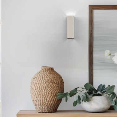 ONOK DOUBLE WALL Aplique de Luz Indirecta Crema