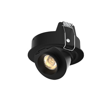 FARO ALIA Foco Empotrable Negro 8W ON/OFF