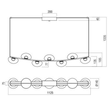 REDO SINCLAIR LED 1125 Colgante Varios Acabados 3000K