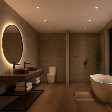 INDELUZ JANO Empotrable Techo Blanco 7,5W 2700K IP65