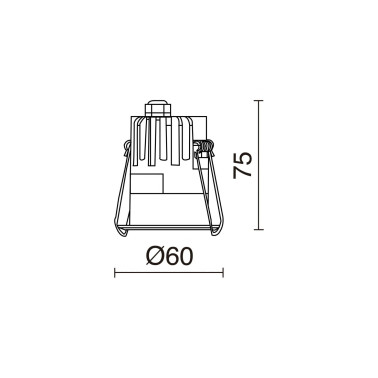 INDELUZ JANO Empotrable Techo Blanco 7,5W 4000K IP65