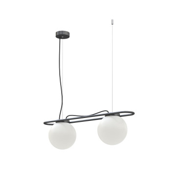 EXO LIGHTING OXY Colgante 2L Negro-Opal