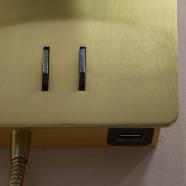 SULION NABIA Aplique Lector Latón 3000K