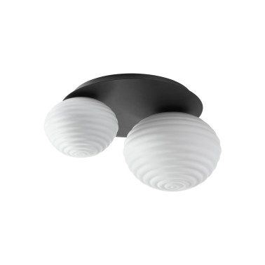 MDC CIAO Plafón de Techo 2L Negro Mate