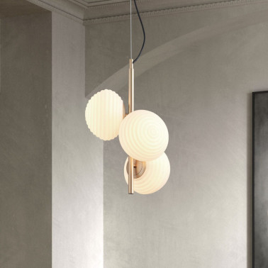 MDC CIAO Colgante de Techo 3L Latón Mate