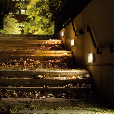 CRISTHER COC GRID Empotrable de Pared Negro IP65