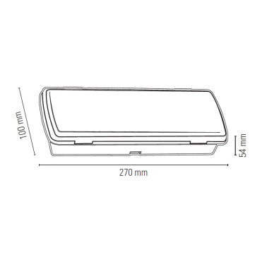 LIGHTED Lámpara de Emergencia IP65 200lm 4000K
