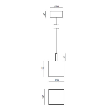 AROMAS CUBIC Colgante Individual de Alabastro