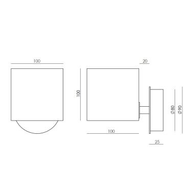 AROMAS CUBIC Aplique de Pared de Alabastro