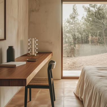 AROMAS VITREE Sobremesa de Vidrio Transparente