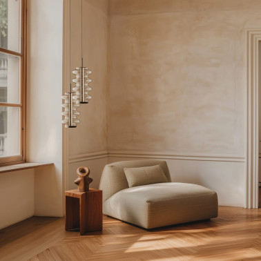 AROMAS VITREE Colgante de Vidrio Transparente