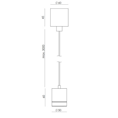 AROMAS TEA Colgante Individual Metal-Mármol