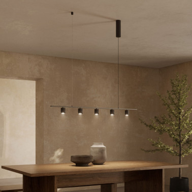 AROMAS TEA Colgante Lineal 5L Metal-Mármol