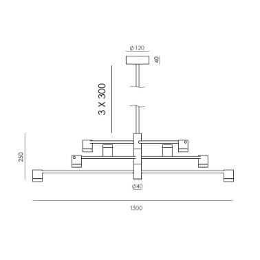 AROMAS TEA Colgante XL de 8L Metal-Mármol