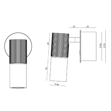AROMAS TURA C Aplique Lector de Metal-Cuero