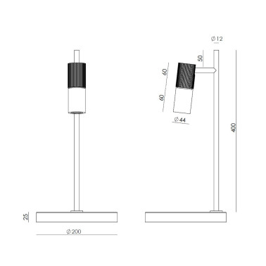 AROMAS TURA C Sobremesa de Metal-Cuero