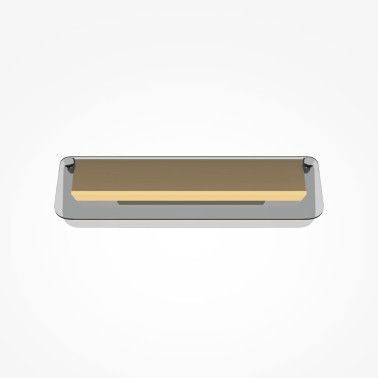 MAYTONI FLAT 300 Aplique de Vidrio Gris Fumé 6W