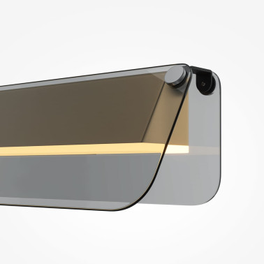 MAYTONI FLAT 300 Aplique de Vidrio Gris Fumé 6W