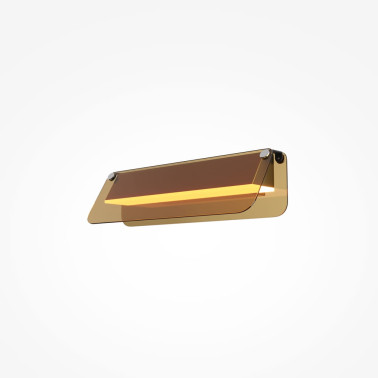 MAYTONI FLAT 300 Aplique de Vidrio Ámbar 6W