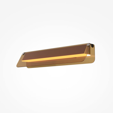 MAYTONI FLAT 430 Aplique de Vidrio Ámbar 10W