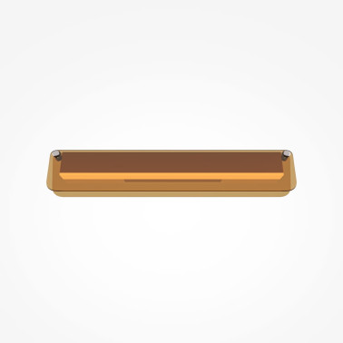 MAYTONI FLAT 430 Aplique de Vidrio Ámbar 10W