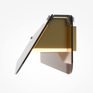 MAYTONI FLAT 430 Aplique de Vidrio Ámbar 10W