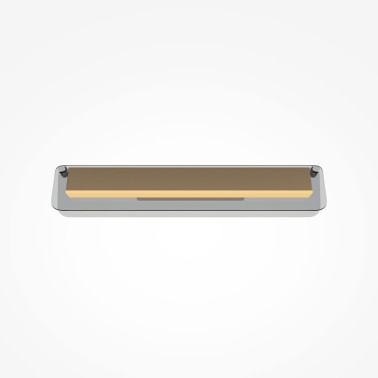 MAYTONI FLAT 430 Aplique de Vidrio Gris Fumé 10W