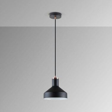 I3 IRIAS Colgante Negro/Cobre Ø18