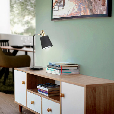 I3 GISELA Sobremesa Negro/Latón