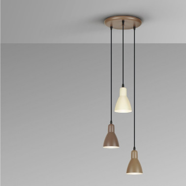 I3 AFRA Colgante Marrón 3L