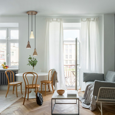 I3 AFRA Colgante Marrón 3L