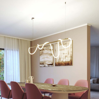 Beneito Faure Kaa Line Colgante Manguera Led