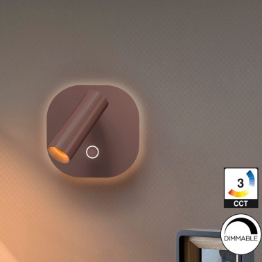 SCHULLER BIBLOS Aplique de Lectura Marrón Óxido 3CCT