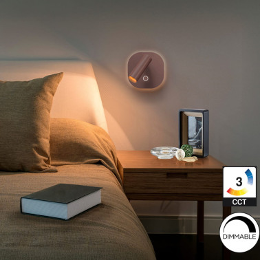 SCHULLER BIBLOS Aplique de Lectura Marrón Óxido 3CCT