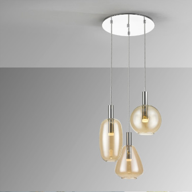 I3 NARA Colgante Cromo 3L