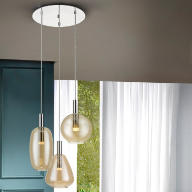 I3 NARA Colgante Cromo 3L