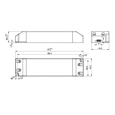 LIGHTED DLGF Alimentador LED 100W 24V