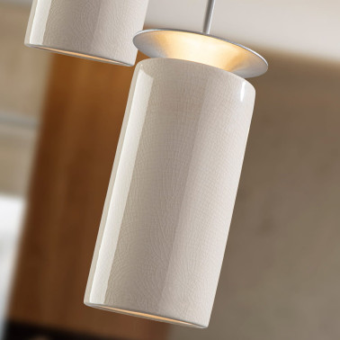 SCHULLER ALFARA Lámpara Colgante 3L Crema