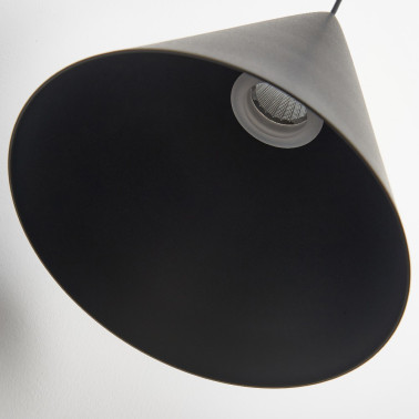 MANTRA CONO 180 Colgante Negro 10W