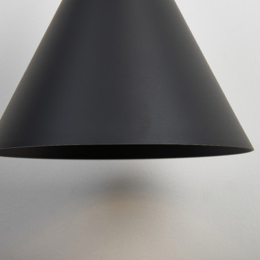 MANTRA CONO 180 Colgante Negro 10W