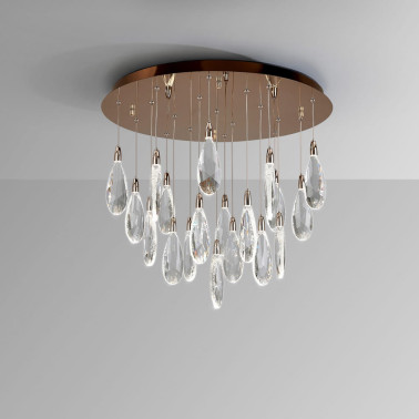 SCHULLER LÁGRIMAS Lámpara 19L Oro Rosa