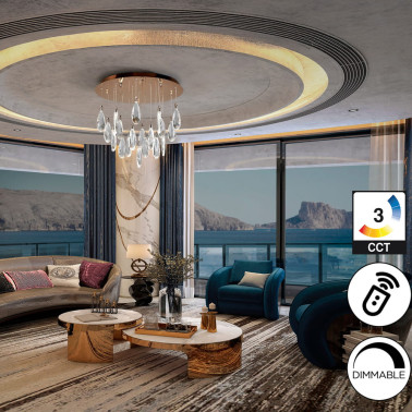 SCHULLER LÁGRIMAS Lámpara 19L Oro Rosa