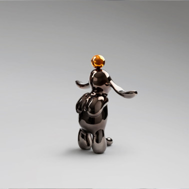 SCHULLER CONEJO Figura Pequeña Gris Plomo-Naranja
