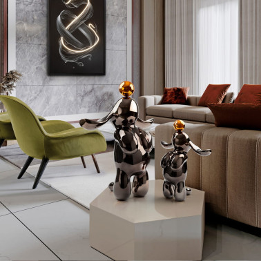 SCHULLER CONEJO Figura Gris Plomo-Naranja